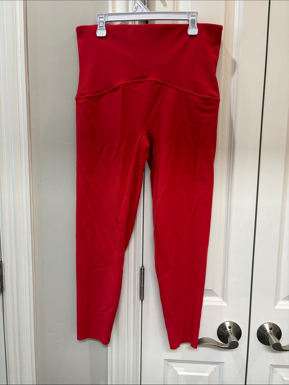 SPANX High-Waist Red Leggings